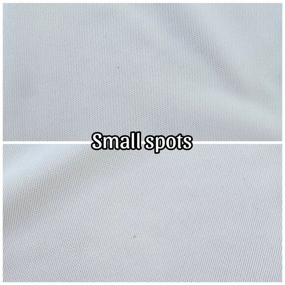 VTG Fit Flare Dress Off White Double Knit Sleeveless Pastel Stripe Vintage 70s - Picture 5 of 8